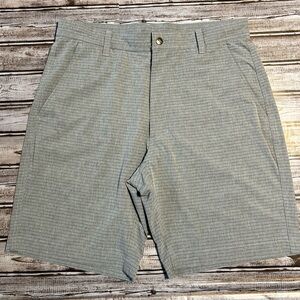 FootJoy Men's Gray Stripped Golf Shorts